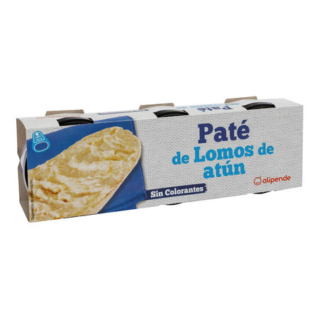 Paté atún en aceite Alipende pack 3