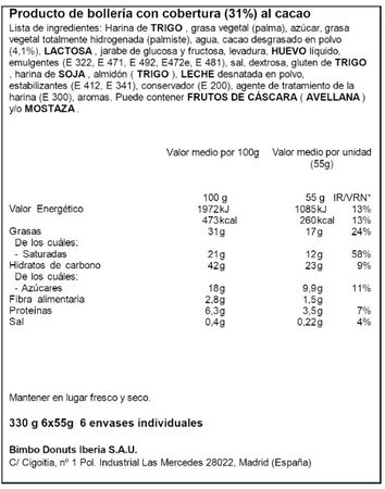 Donuts 4+2U Bomb&oacute;n