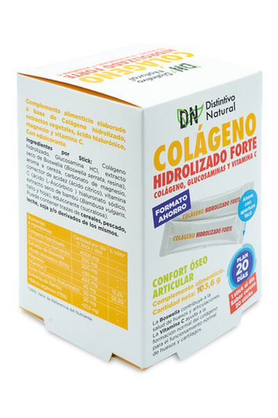 Colágeno hidrolizado forte Distintivo Natural 20uds