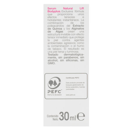 Sérum facial natural Bodyplus 30ml lifting