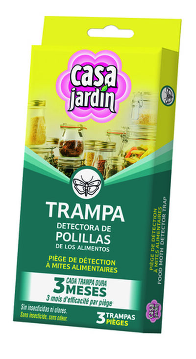 Insecticida trampa Casa Jardín pack 3 para polillas 3 ud