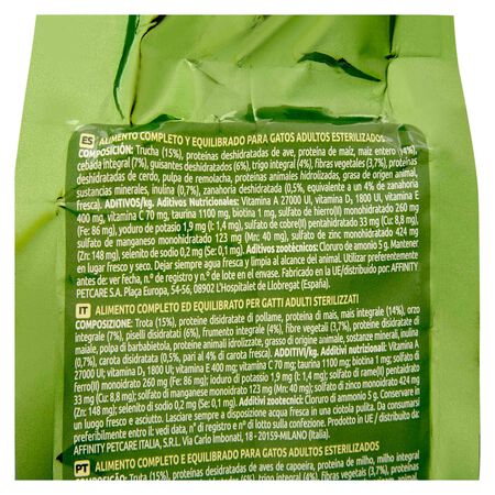 Pienso gato Ultima bolas pelo trucha 1,5kg
