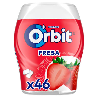 Chicle bote con sabor fresa Orbit 64g
