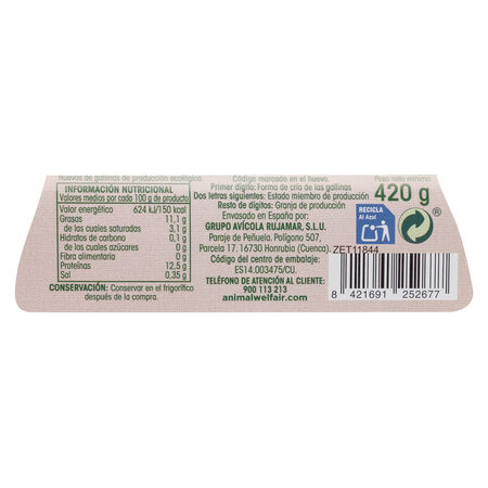 Huevos ecológicos Alipende 6u clase l-xl