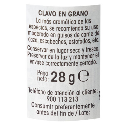 Clavo en grano Alipende 28g