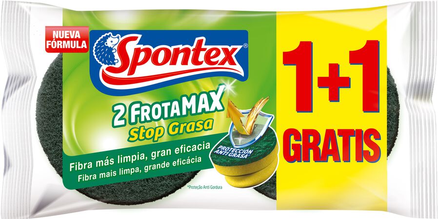 Estropajo Spontex 1+1 unidades Frotamax