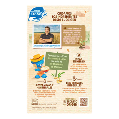 Papilla Nestl&eacute; 8 cereales miel desde 6meses 725g
