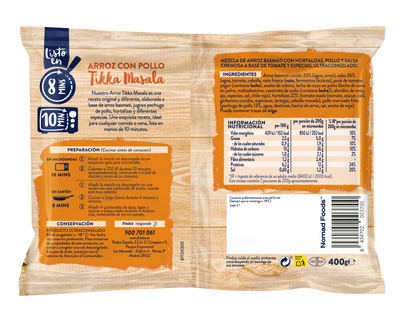 Arroz con pollo Findus 400g Tikka Masala
