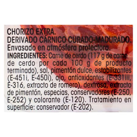 Chorizo de vela en lonchas Alipende pack 4 de 50g
