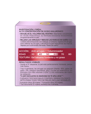 Crema de noche Revitalift rellenadora anti-edad L'Or&eacute;al 50ml