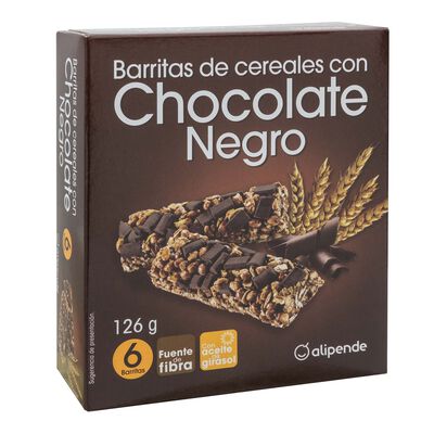 Barritas de cereales Alipende 6u chocolate