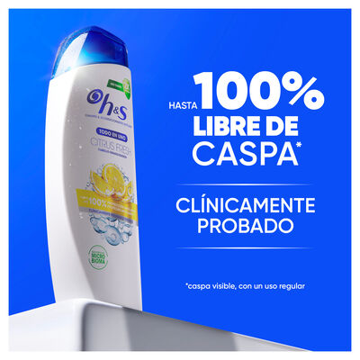 Champú  H&S 330 ml Citrus Fresh 2en1  Todo En Uno