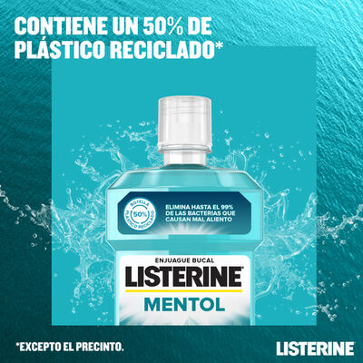 Enjuague bucal Listerine 500ml mentol