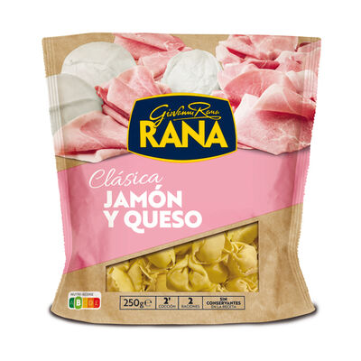 Pasta fresca tortellini jamon y queso Rana 250g jamon y qu