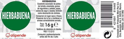 Hierbabuena Alipende 16g