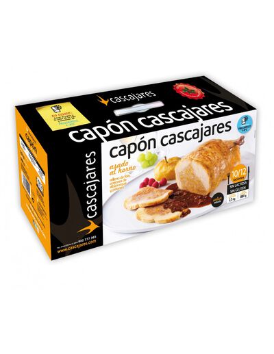 Capón asado relleno Cascajares 1,69kg aprox