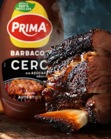 Salsa barbacoa cero sin azúcar añadido Prima 265g