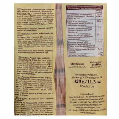 Valenciana L&oacute;pez 320g en aceite de oliva