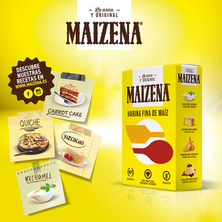 Harina de maíz sin gluten Maizena 400g fina