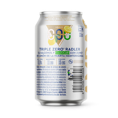 Cerveza Radler Ambar 33cl Triple Zero
