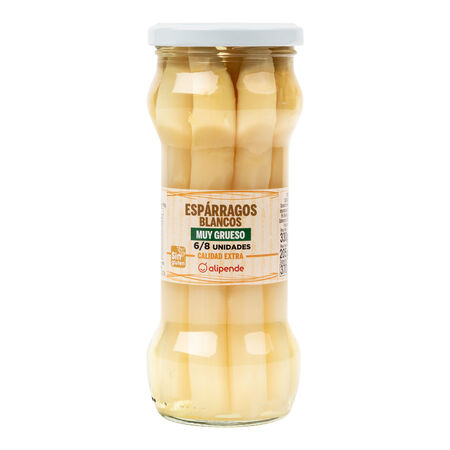 Esparragos blancos muy grueso Alipende 205g (6/8 piezas)