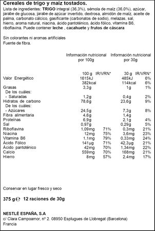 Cereales Golden Grahams Nestl&eacute; 375g