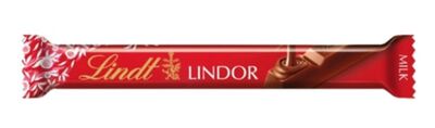 Chocolatina de chocolate con leche Lindor 38g