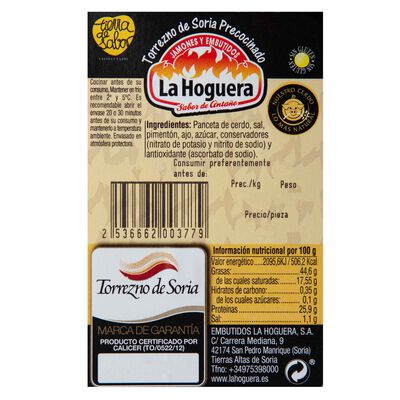 Torreznos de Soria La Hoguera 140g aproximadamente