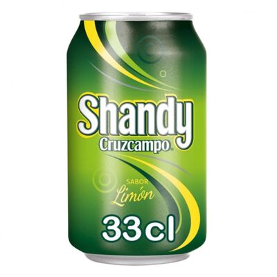 Cerveza con limón Cruzcampo Shandy lata 33cl