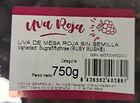 Uva roja sin semilla 750g