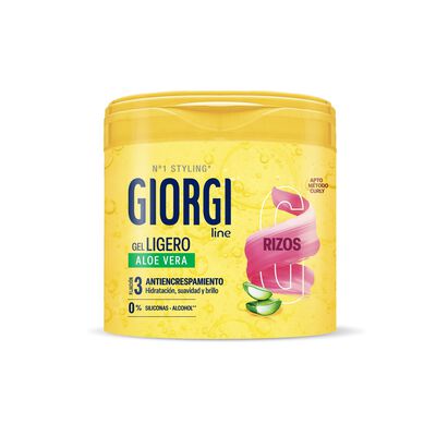 Gel fijador ligero Giorgi 400ml rizos aloe vera