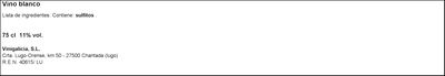 Vino blanco Turbio