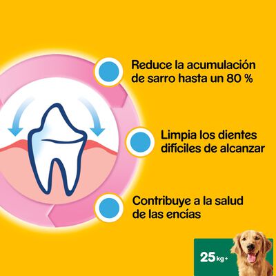 Snack higiene dental perro Dentastix razas grandes 7 unidades
