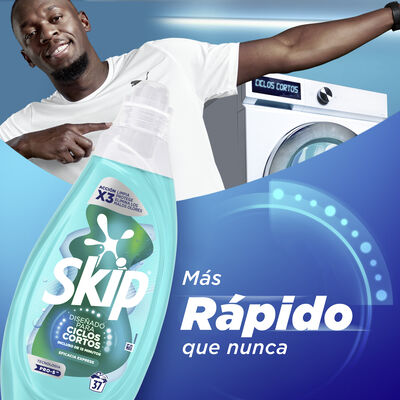 Detergente Skip Ciclo corto 37 lavados Eficacia Express