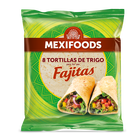 Tortillas trigo Mexifoods fajitas 8 uds 320g
