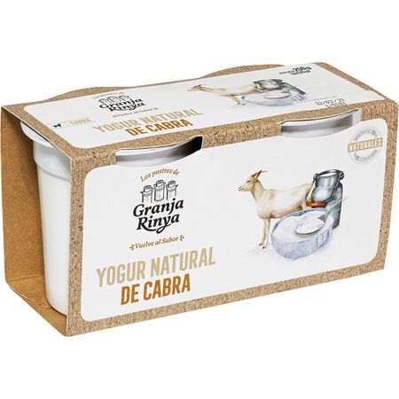 Yogur cabra Granja Rinya Pack 2 Natural