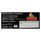 Berberecho Orbe 63g 35/45 al natural
