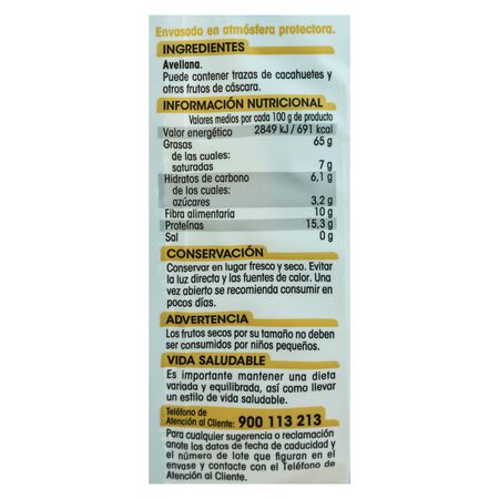 Avellanas Alipende 200g tostadas