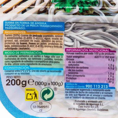 Angulitos sin gluten Alipende 200g