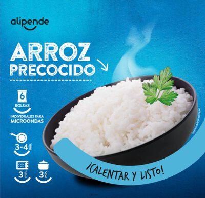 Arroz Alipende 1kg precocido