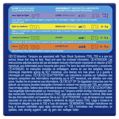 Tamp&oacute;n con aplicador Tampax Compak 26 uds Super Plus