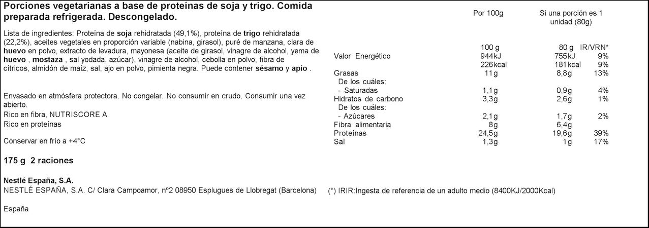 Bocaditos vegetariano Garden Gourmet 175g