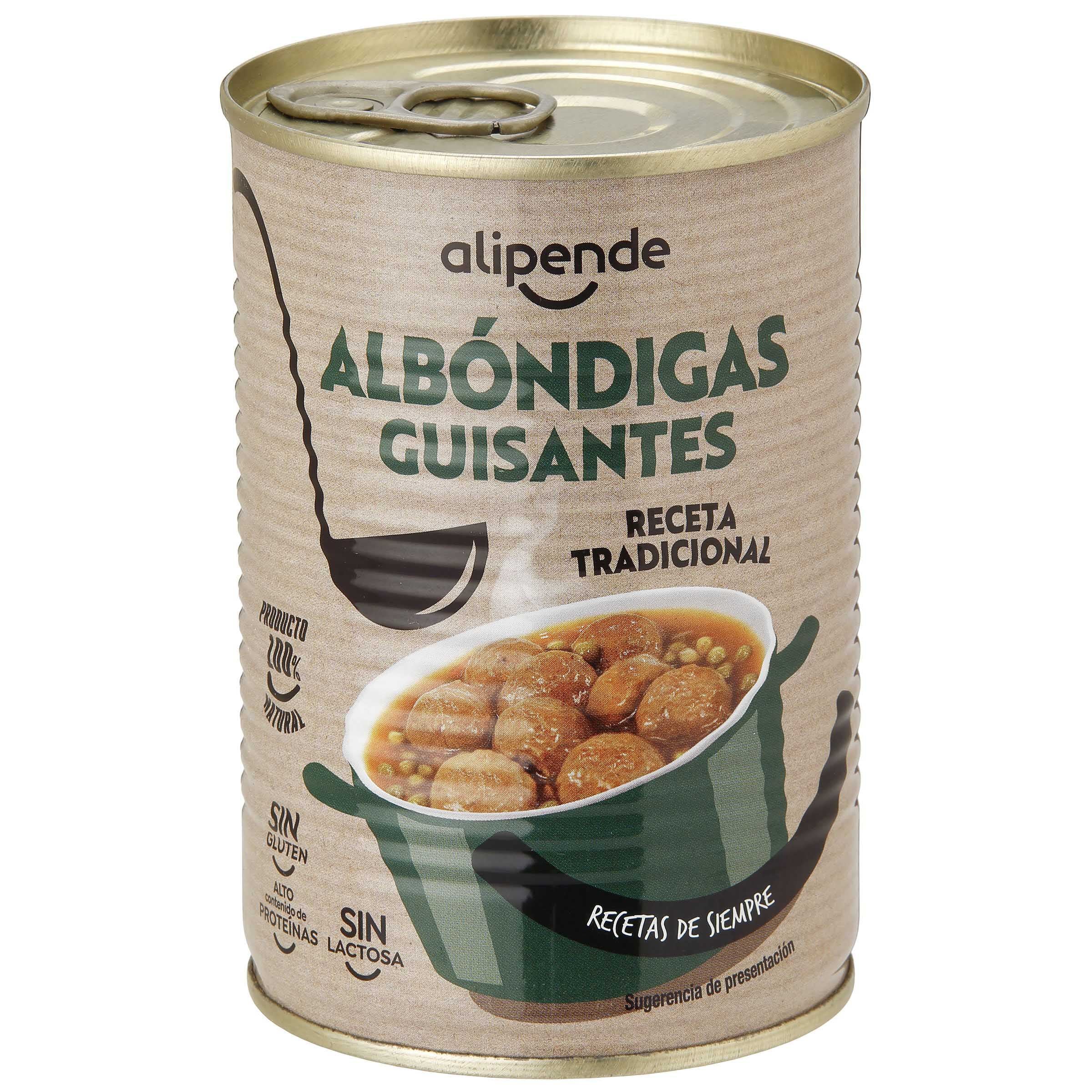 Albondigas con guisantes Alipende 415g