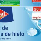 Bolsas de cubitos hielo Albal 20 uds con extracción individual