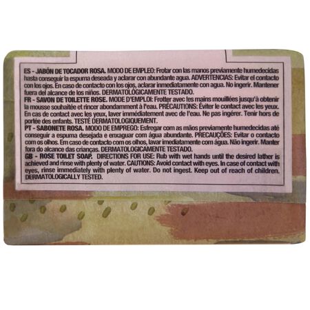 Jabón en pastilla Agrado 115g rosa
