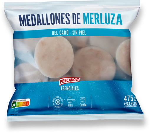 Medallones de merluza Pescanova 475g