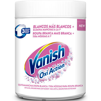 Quitamanchas en polvo Vanish bote 450g crystal white sin lejía