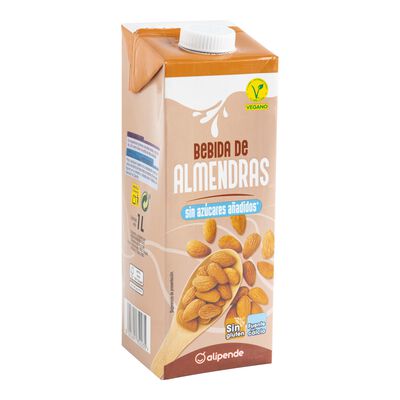 Bebida Almendra Sin Azucar Añadido Alipende 1 litro