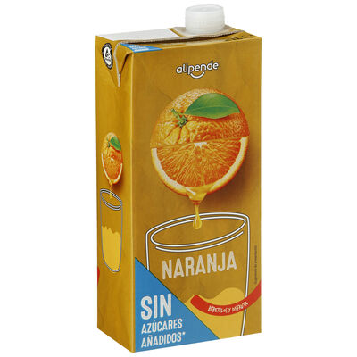 Bebida sin azúcar añadido Alipende 1L naranja