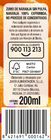 Bebida de zumo 100% exprimido sin pulpa Alipende 200 ml